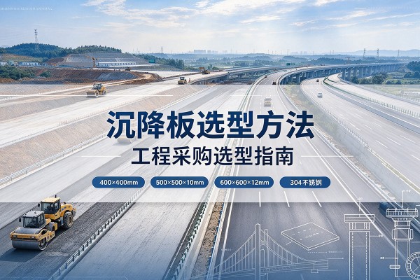 德江沉降板选择方法