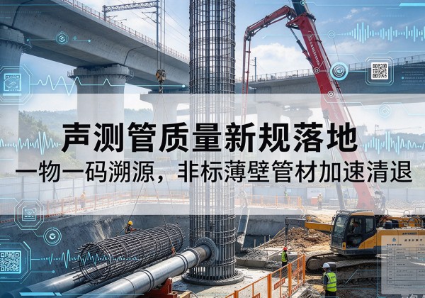 德江声测管质量新规落地，一物一码溯源，非标薄壁管材加速清退