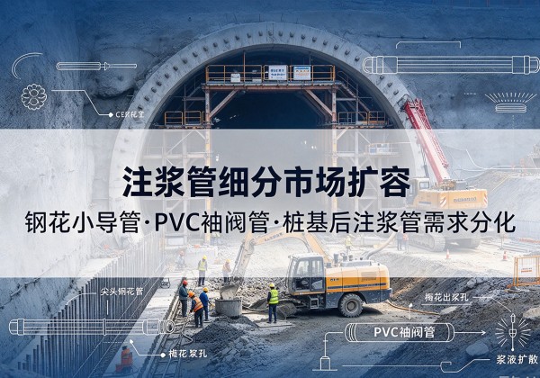德江注浆管细分市场扩容，隧道钢花小导管、PVC 袖阀管、桩基后注浆管需求分化
