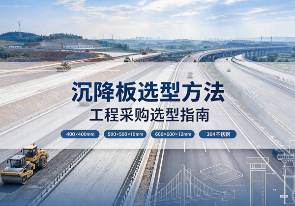 德江沉降板选择方法